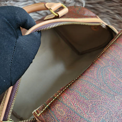 ETRO Paisley jacquard Boston bag