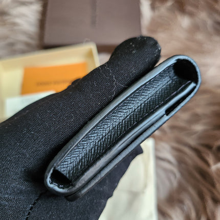 Louis Vuitton Epi Epi Leather Card Case Black