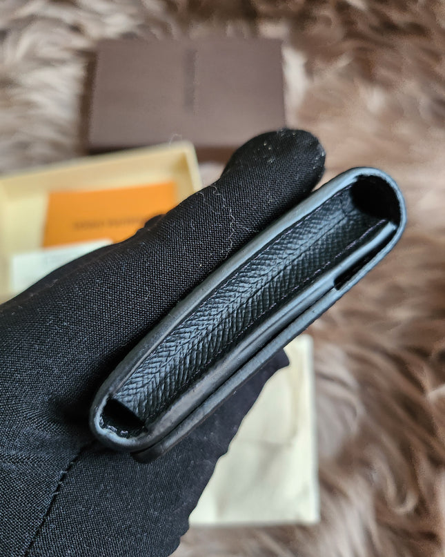 Louis Vuitton Epi Epi Leather Card Case Black