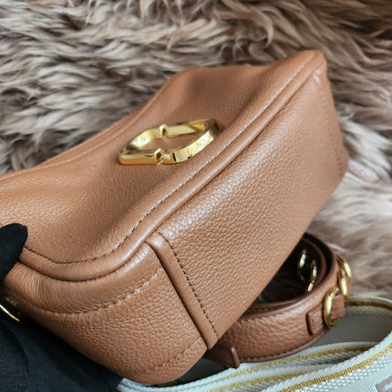 Marc Jacobs The Softshot 21 in Milk Chocolate calf leather Brown