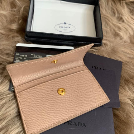 Prada Saffiano leather card holder