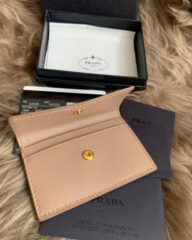 Prada Saffiano leather card holder