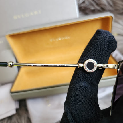 BVLGARI
Half Rim Cat Eye Sunglasses