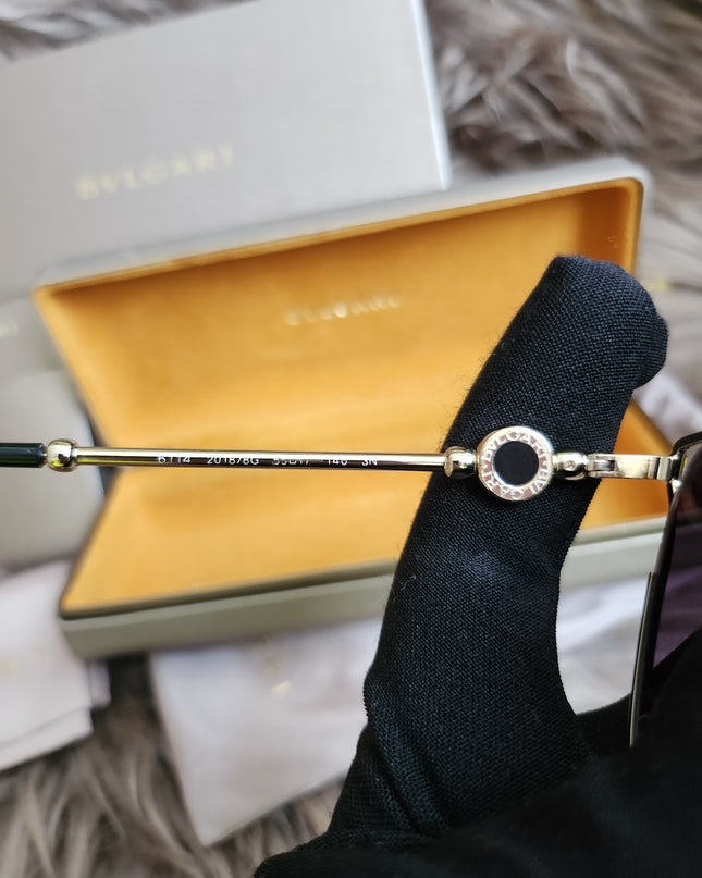 BVLGARI
Half Rim Cat Eye Sunglasses