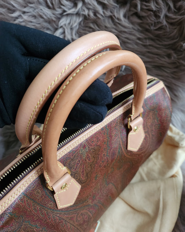 ETRO Paisley jacquard Boston bag