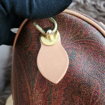 ETRO Paisley jacquard Boston bag