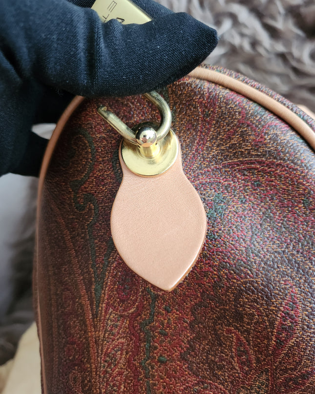 ETRO Paisley jacquard Boston bag