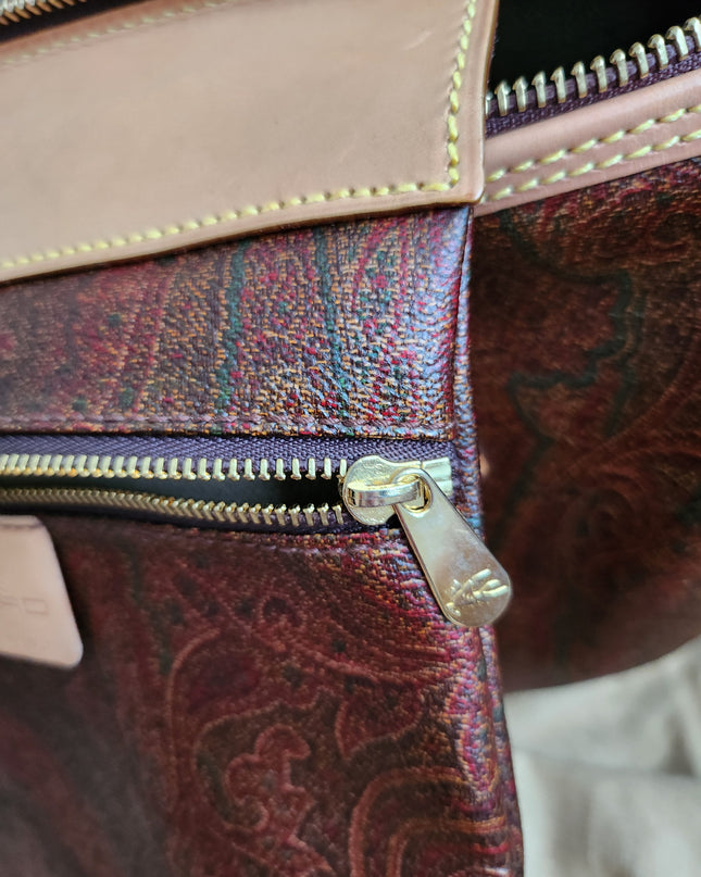 ETRO Paisley jacquard Boston bag