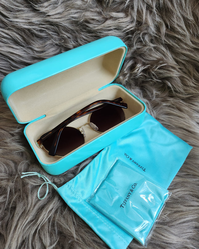 Tiffany & Co Pale Gold Gradient Blue Brown