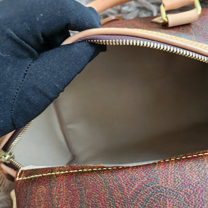 ETRO Paisley jacquard Boston bag