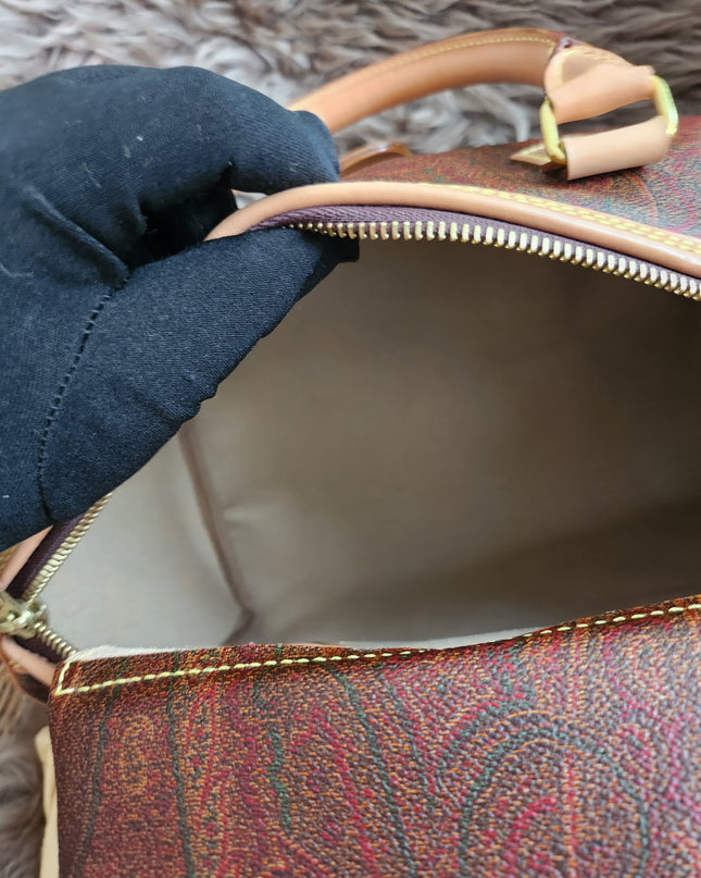 ETRO Paisley jacquard Boston bag
