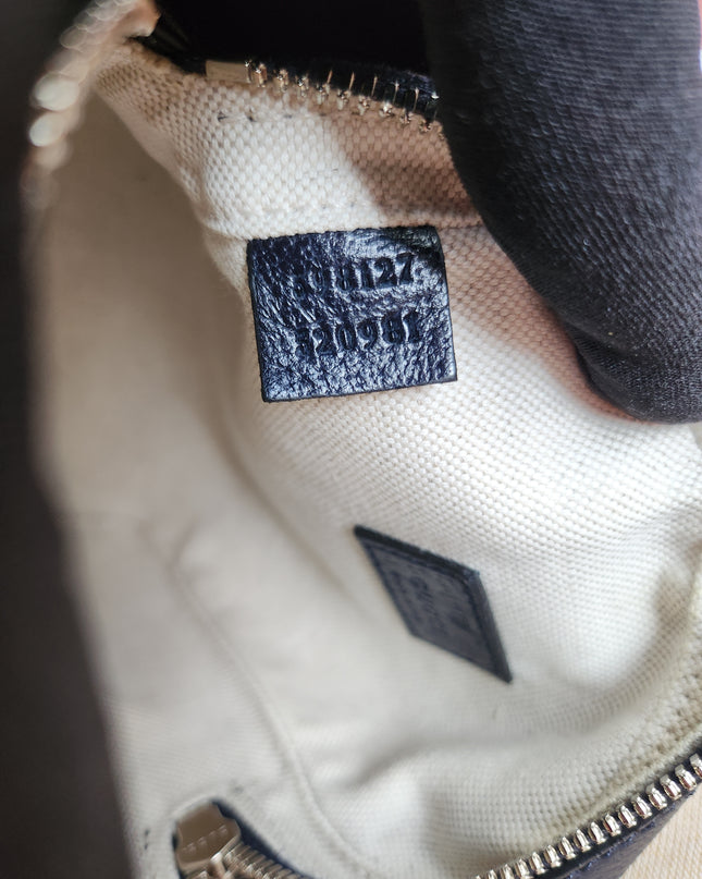 Gucci Beige/Navy Blue GG Supreme