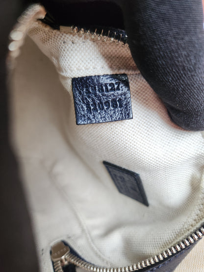 Gucci Beige/Navy Blue GG Supreme