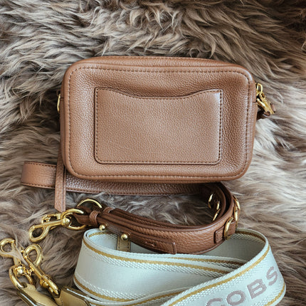 Marc Jacobs The Softshot 21 in Milk Chocolate calf leather Brown