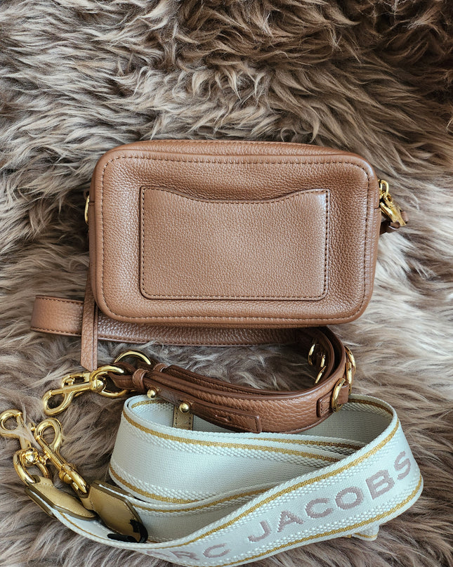 Marc Jacobs The Softshot 21 in Milk Chocolate calf leather Brown