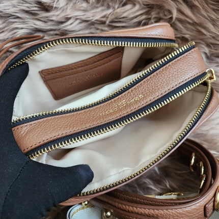 Marc Jacobs The Softshot 21 in Milk Chocolate calf leather Brown