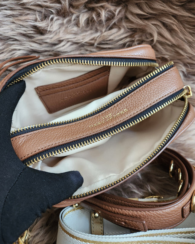 Marc Jacobs The Softshot 21 in Milk Chocolate calf leather Brown