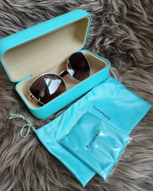 Tiffany & Co Pale Gold Gradient Blue Brown