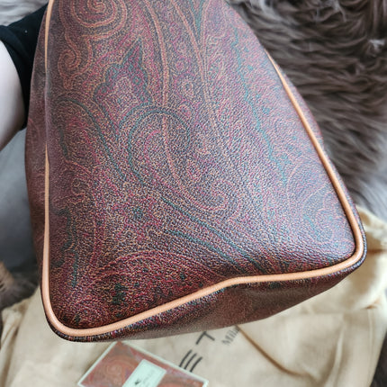 ETRO Paisley jacquard Boston bag
