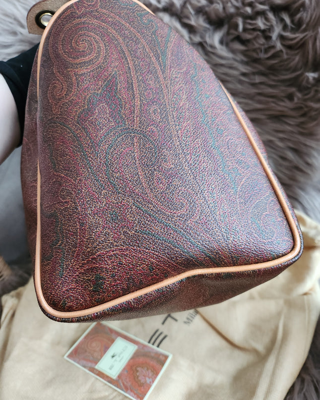 ETRO Paisley jacquard Boston bag