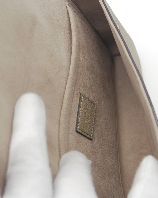 Preloved Authentic Louis Vuitton Pochette Felicie Monogram Empreinte Bicolor Tourterelle Creme